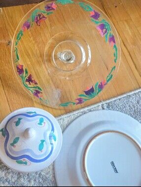 Made In Italy 3 Pce Matching  1  LILLIAN VERNON All Serveware All Vintage EUC